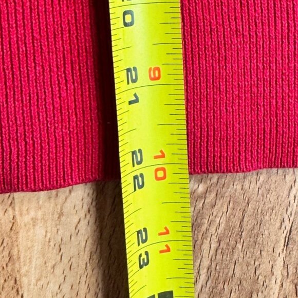 Tommy Hilfiger Vintage Red Striped Knit Sweater Preppy Long Sleeve Top Large NEW - Picture 5 of 7